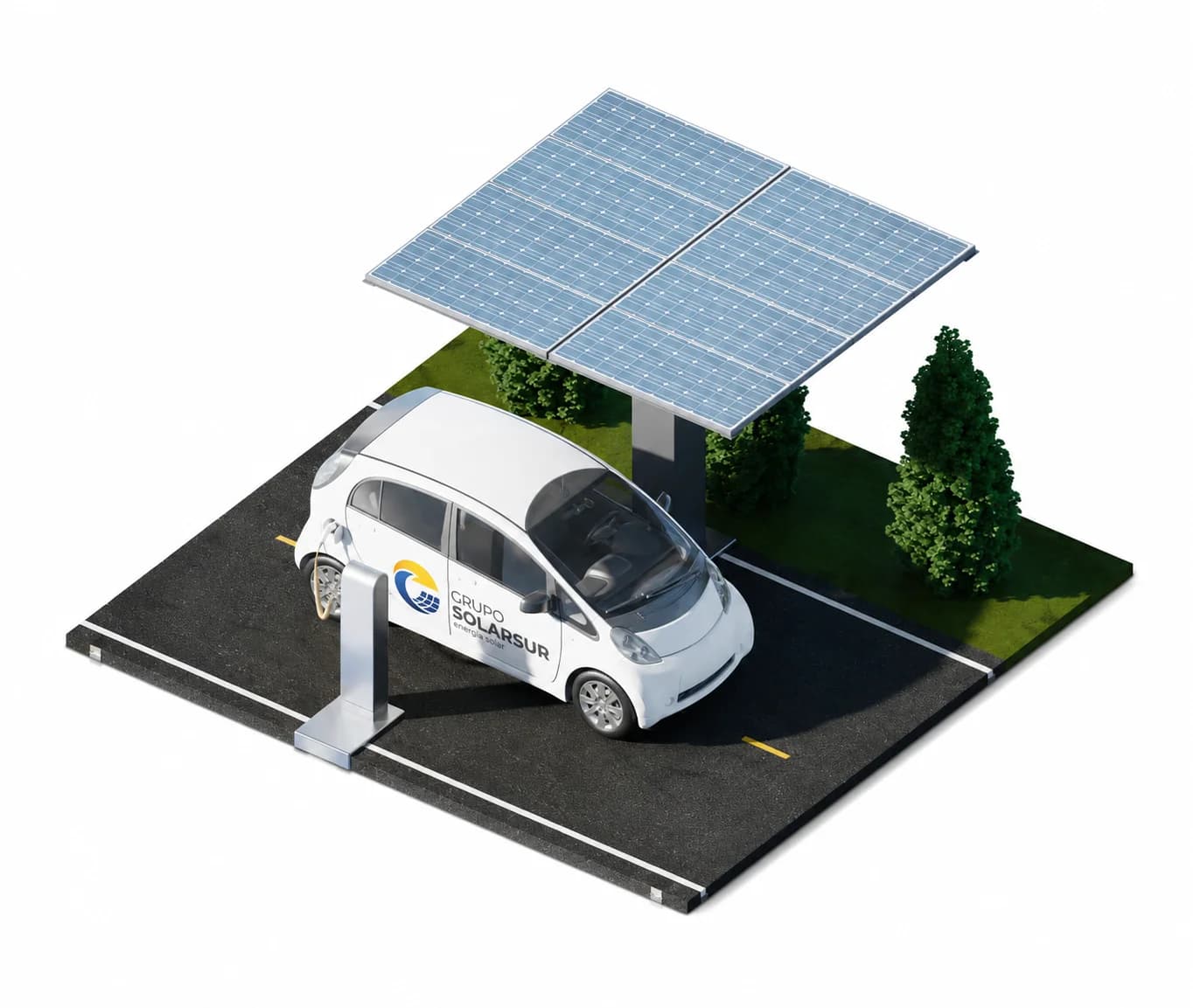 Instalación de paneles solares de Grupo SolarSur