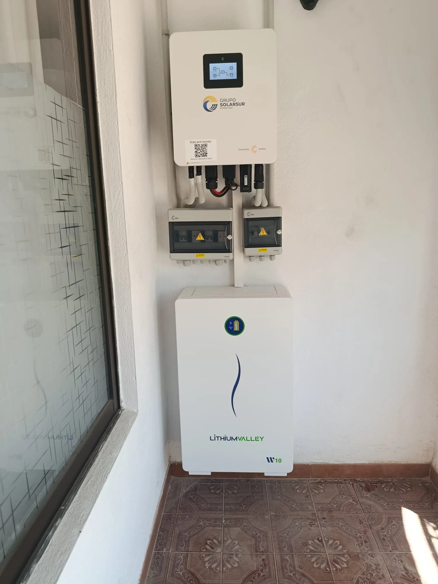 Batería solar Lithium Valley instalada en vivienda