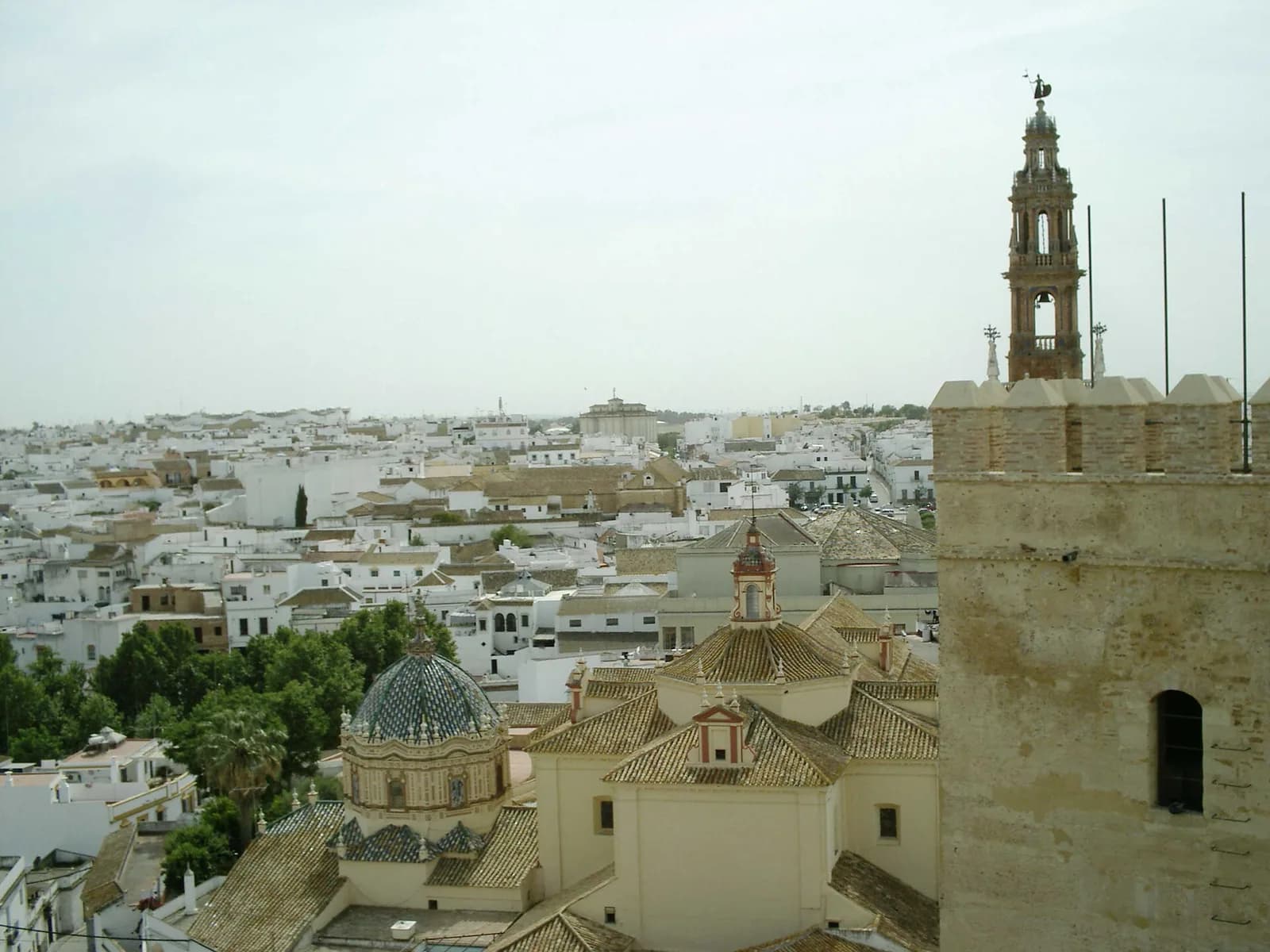 Vista desde el alcázar en Carmona